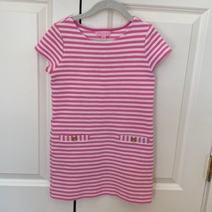 Lily Pulitzer pink stripe dress 6-7